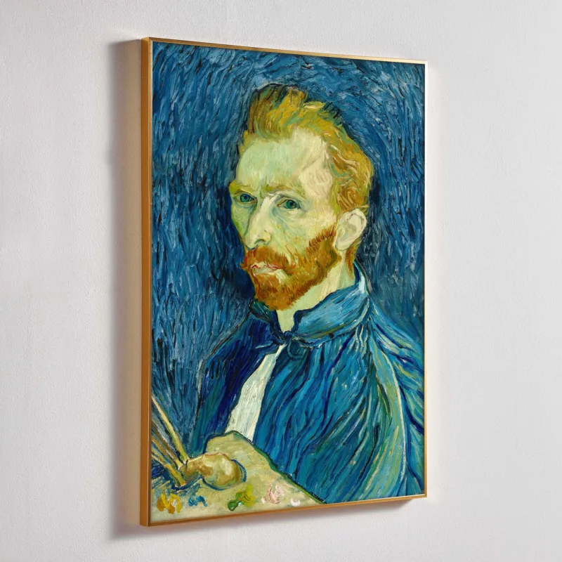 Side view of Self-Portrait painting by Vincent van Gogh