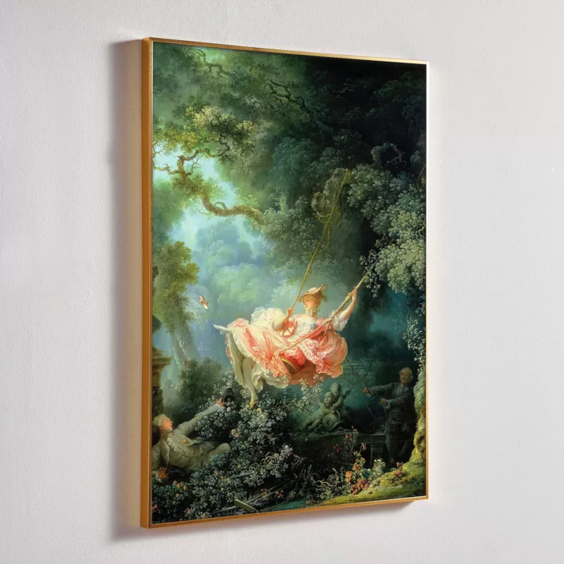Side view of The Swing painting by Jean-Honore Fragonard