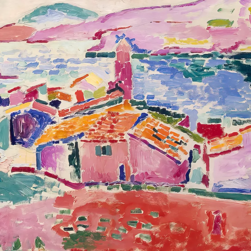 Zoomed view of View of Collioure by Henri Matisse